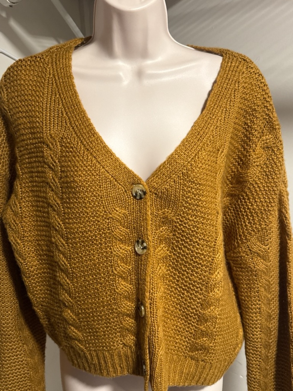 Cozy Cable-Knit Button Cardigan